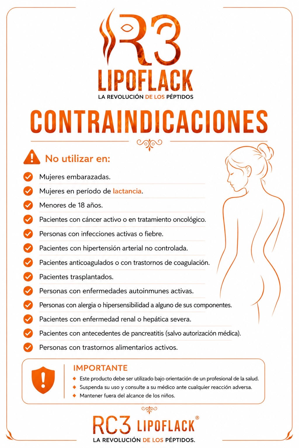 RC3 Lipoflack® – Advanced Peptide Formula