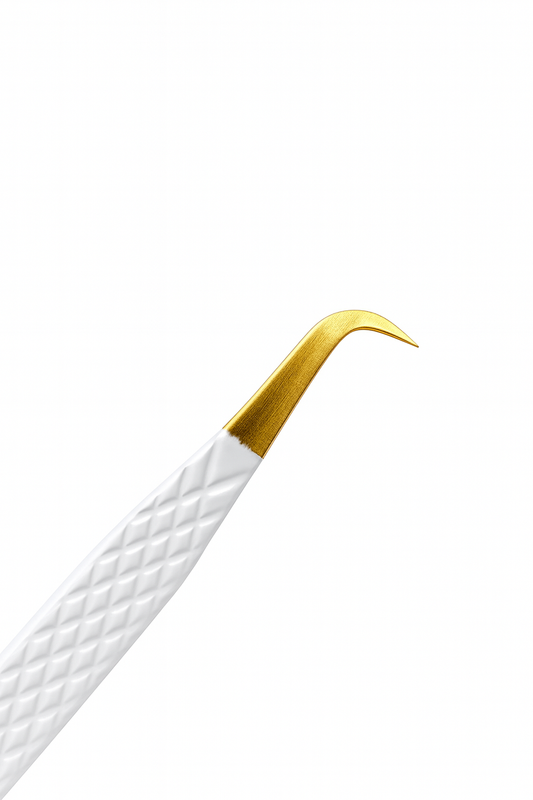 Fiber Tip 90 Degree Boot Tweezer
