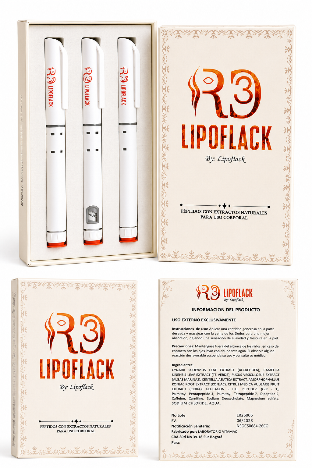 RC3 Lipoflack® – Advanced Peptide Formula
